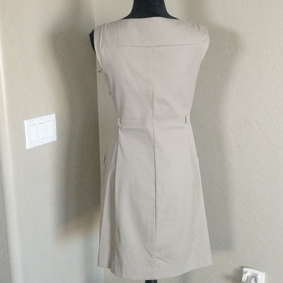 Theory Sunsets Dress Tan - Picture 5 of 10